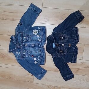 2 Gap infant jean jackets (0-6 month and 3-6 months)